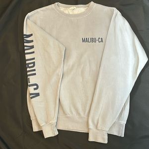 John Galt by Brandy Melville blue Malibu crew neck sweatshirt